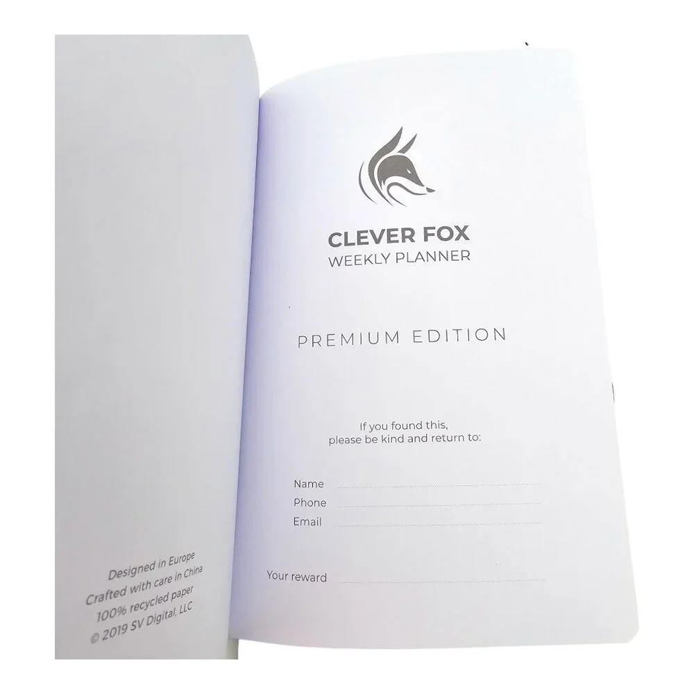 Clever‎ Fox Weekly Planner 2019 Premium Edition 8.5